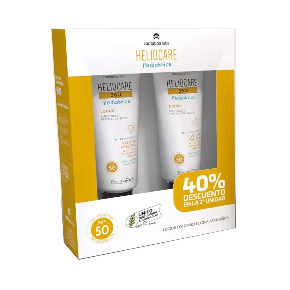 [1244] Heliocare 360º Pack Duplo Pediatric Lotion