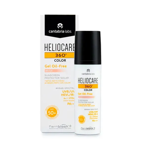 [187359] Fotoprot Heliocare 360 Gel Oil Free Color Beige Spf 50+ 50 Ml