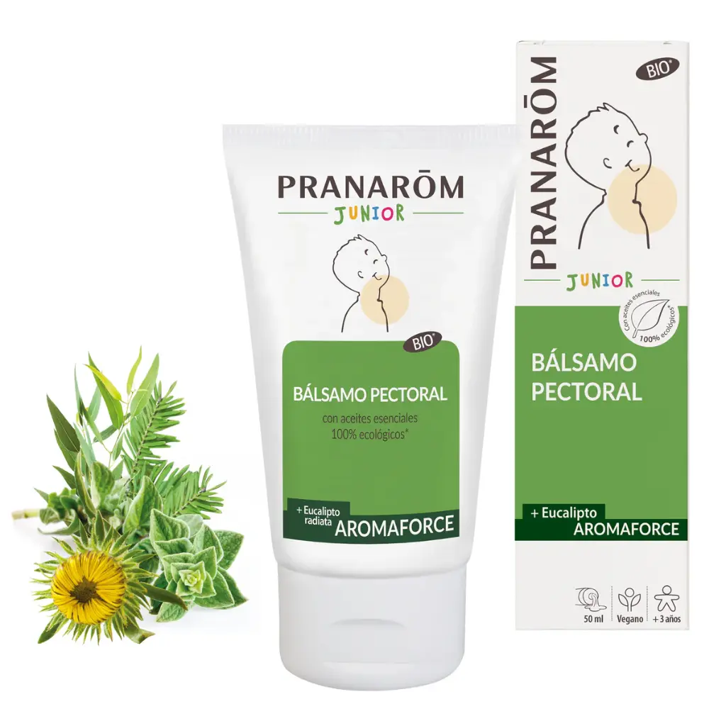 [913] Pranarom Aromaforce Junior Balsamo Pectoral Bio 50ml