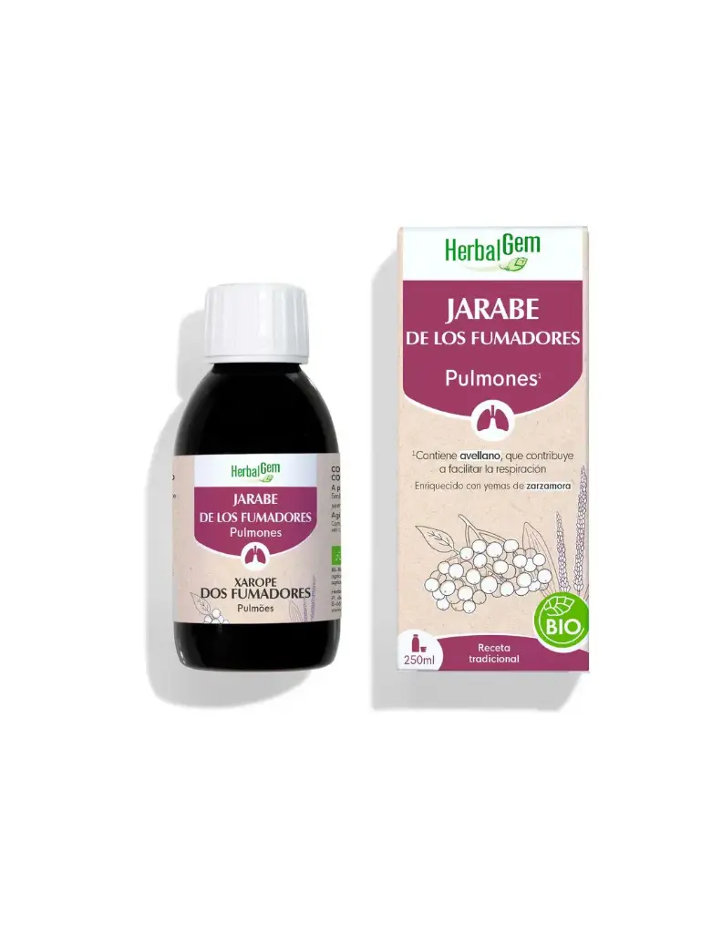 [33876] HERBALGEM JARABE FUMADORES 250 ML