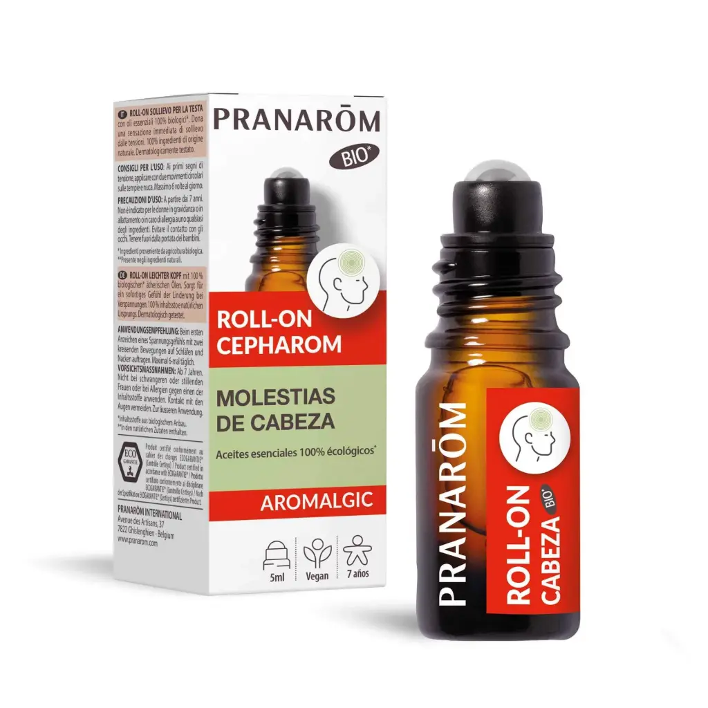 [94475] PRANAROM CEPHAROM MOLESTIAS DE CABEZA ROLL-ON 5 ML