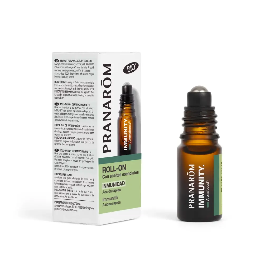Pranarom Aromaboost Roller Immunity Bio (eco) 5 Ml