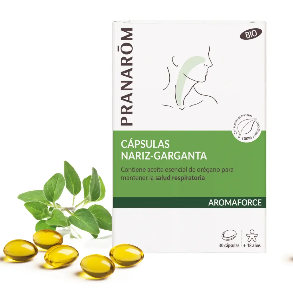 Pranarom Aromaforce Nariz Garganta Bio 30 Caps