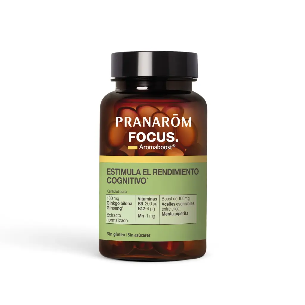 Pranarom Aromaboost Focus 60 Capsulas