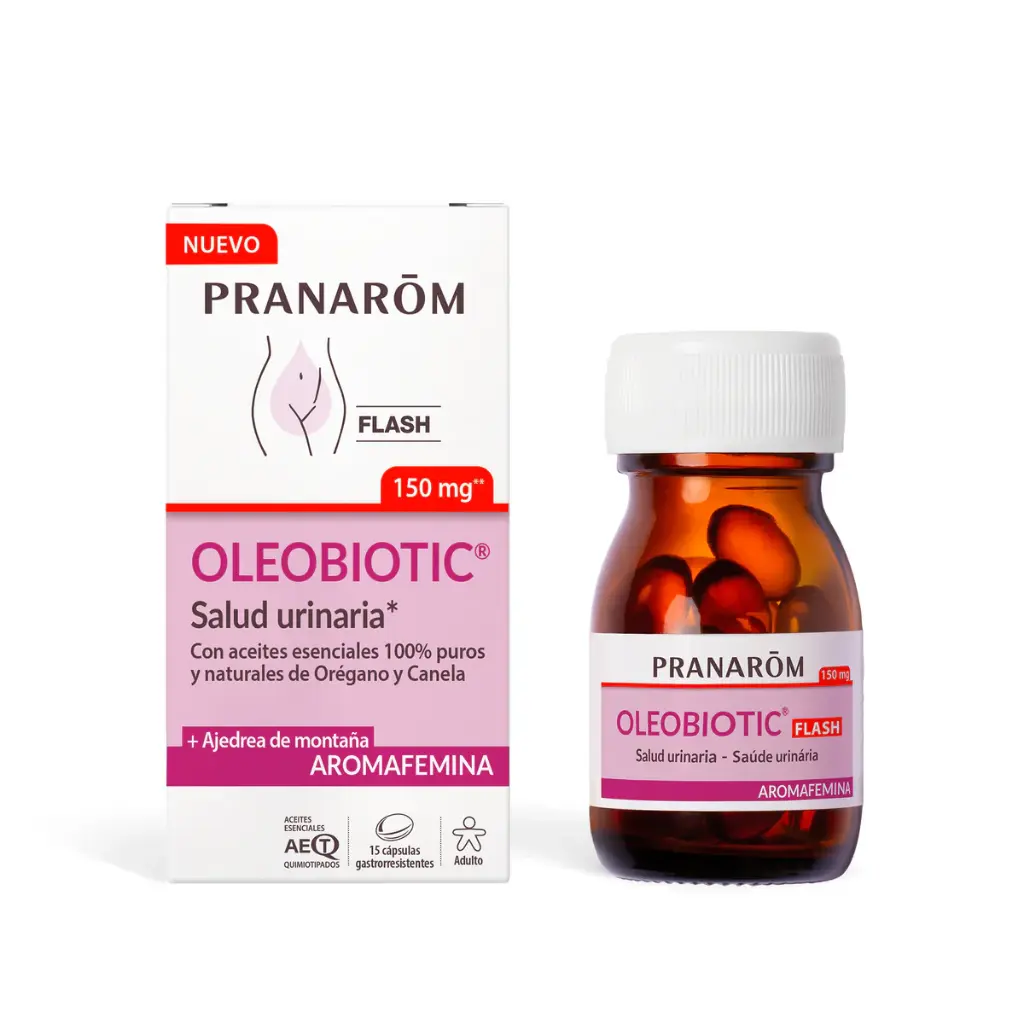 Pranarom Oleobiotic Salud Urinaria 15 Capsulas Gastrorresistentes