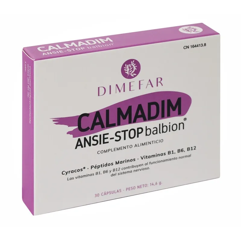[164413] Dimefar Calmadim Ansie-stop (balbion) 30 Caps