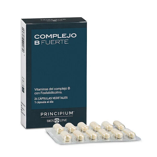 [214823] Complejo B Fuerte Principium 24 Capsulas Vegetales