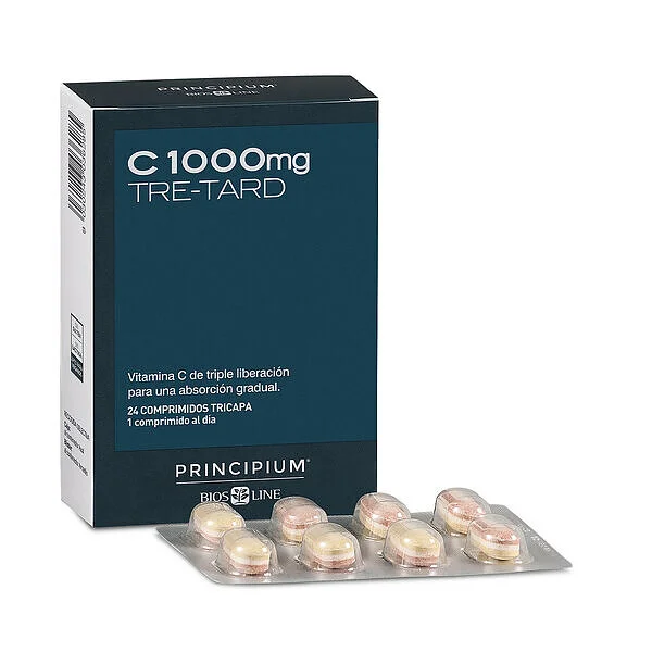 Principium C 1000 Mg Tre-tard 24 Comprimidos Tricapa